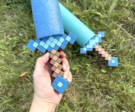 Pool Noodle Sword Handle - 3D Print