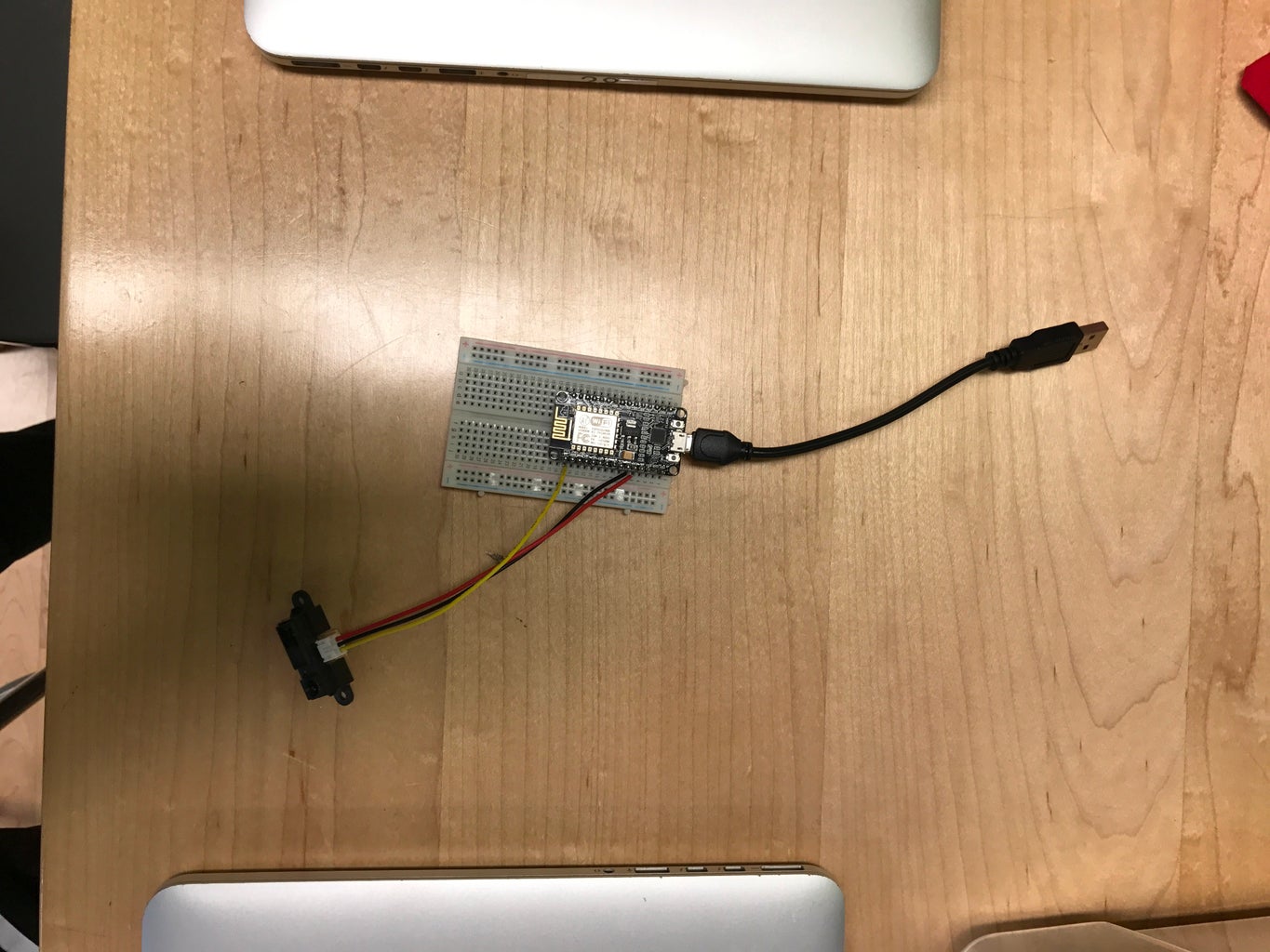 Hooking Up Infrared Sensor to NodeMCU