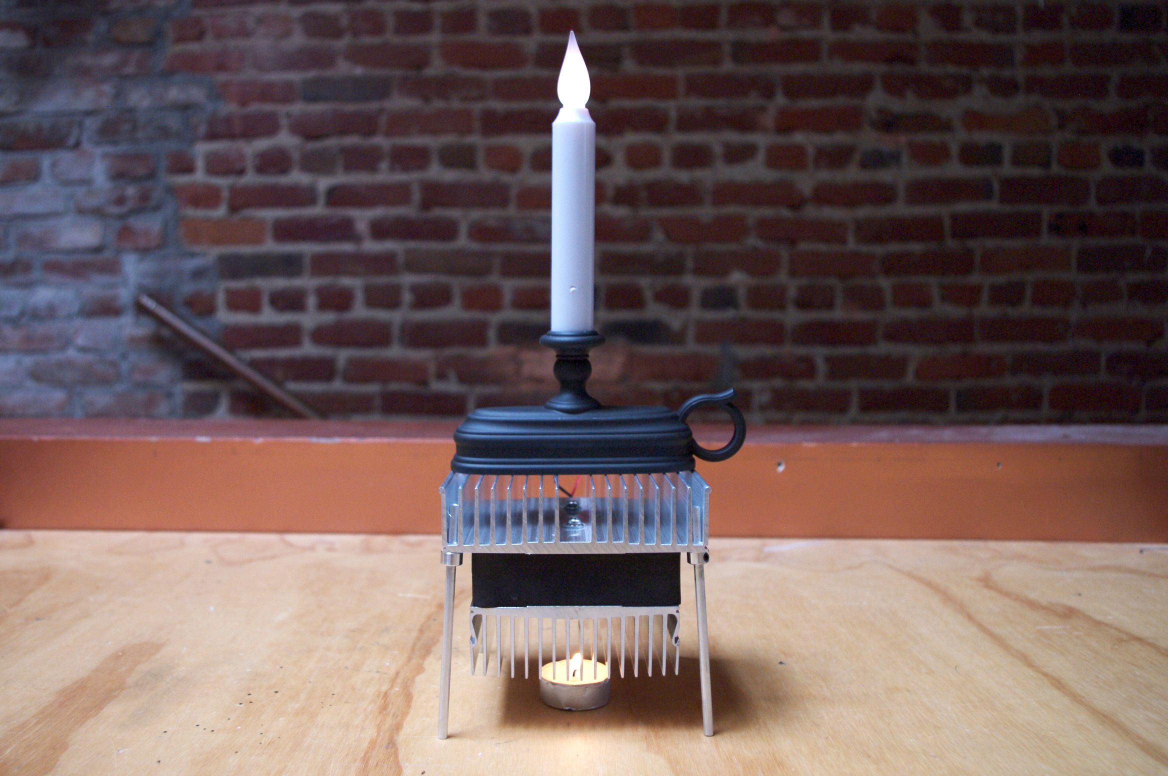 Candle-Powered Electric Candle