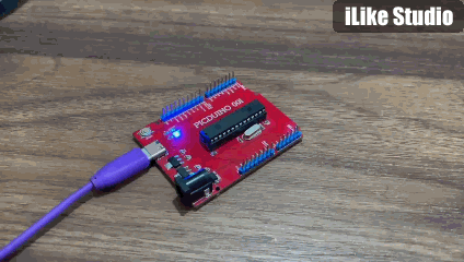 Uploading the HEX File With PIC Kit: