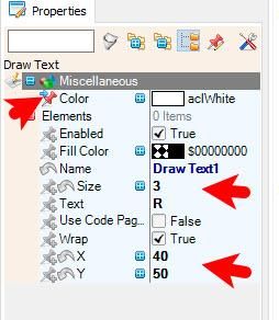 In Visuino Set Display