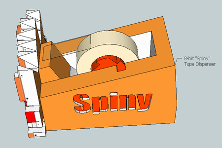 Spiny 8-bit Tape Koopa