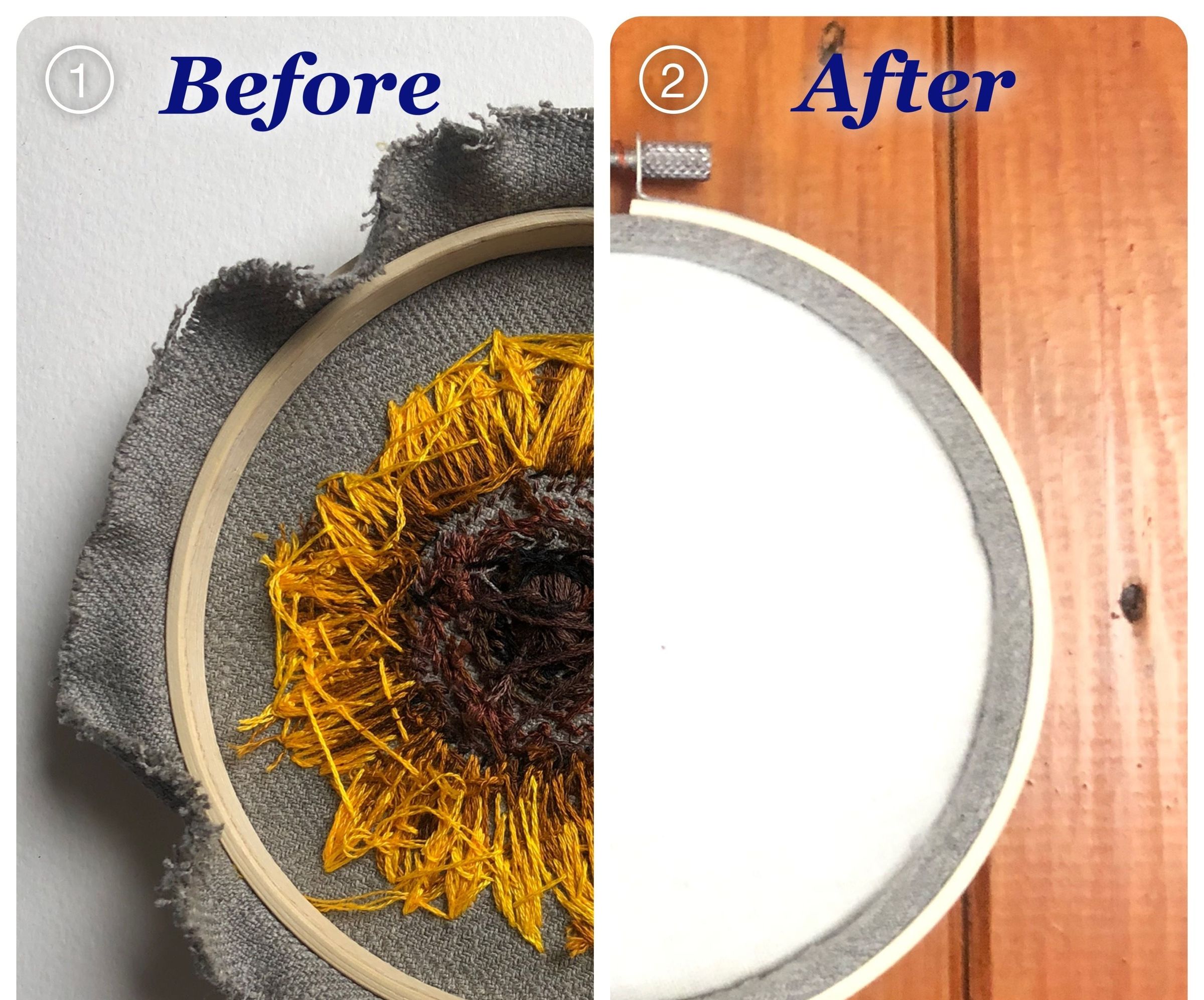 Mounting and Finishing Embroidery for Display (On the Hoop) Without Becoming a Carpenter