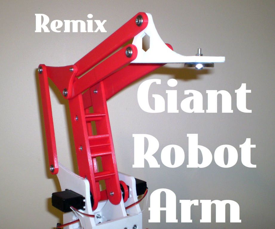 Giant Robot Arm "meArm" Remix