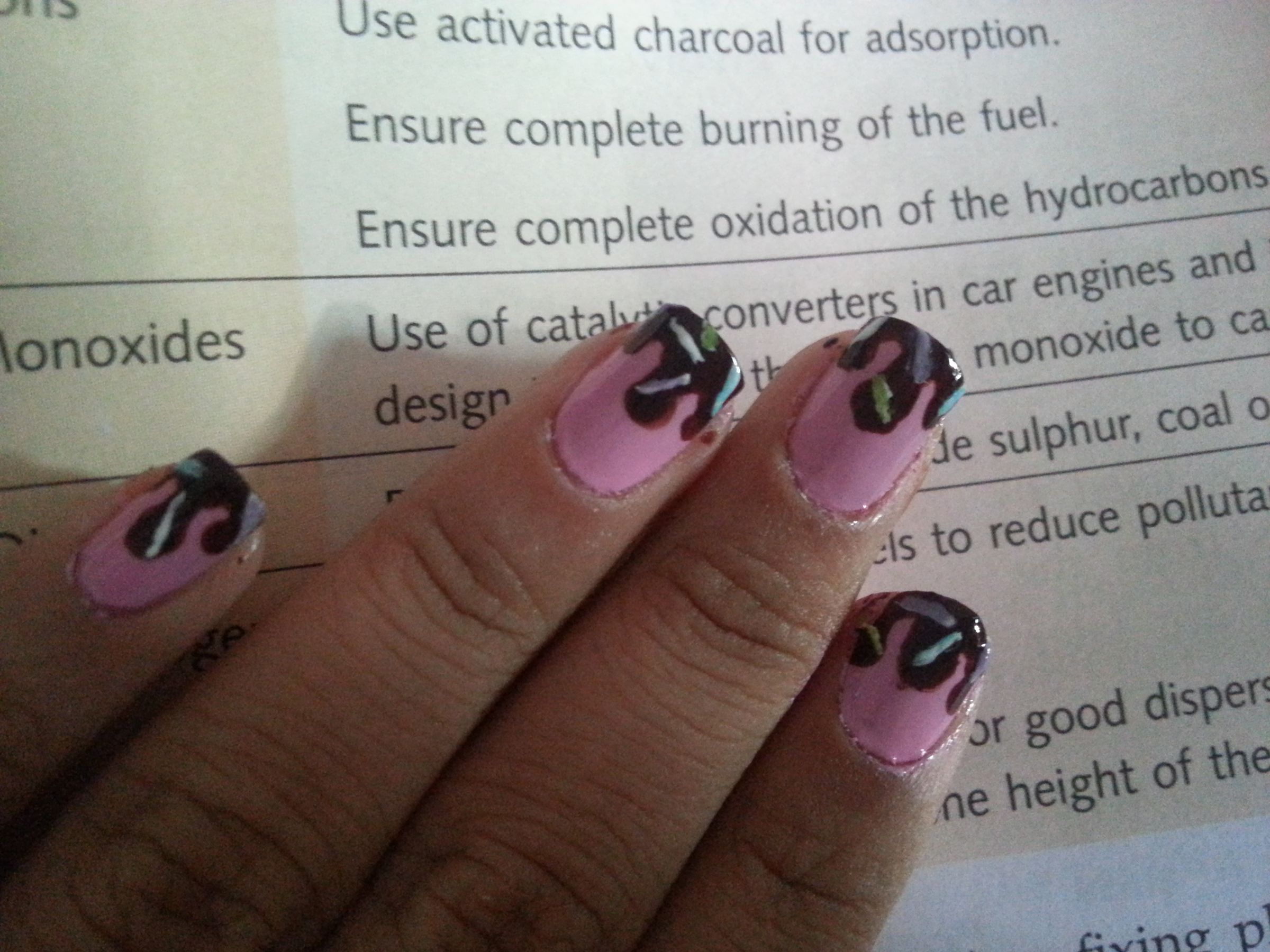 Chocolate cupcake nails!
