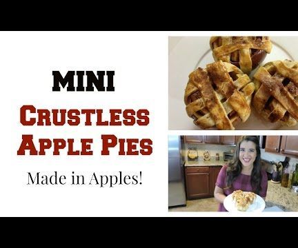 Mini Crustless Apple Pies Made in Apples 