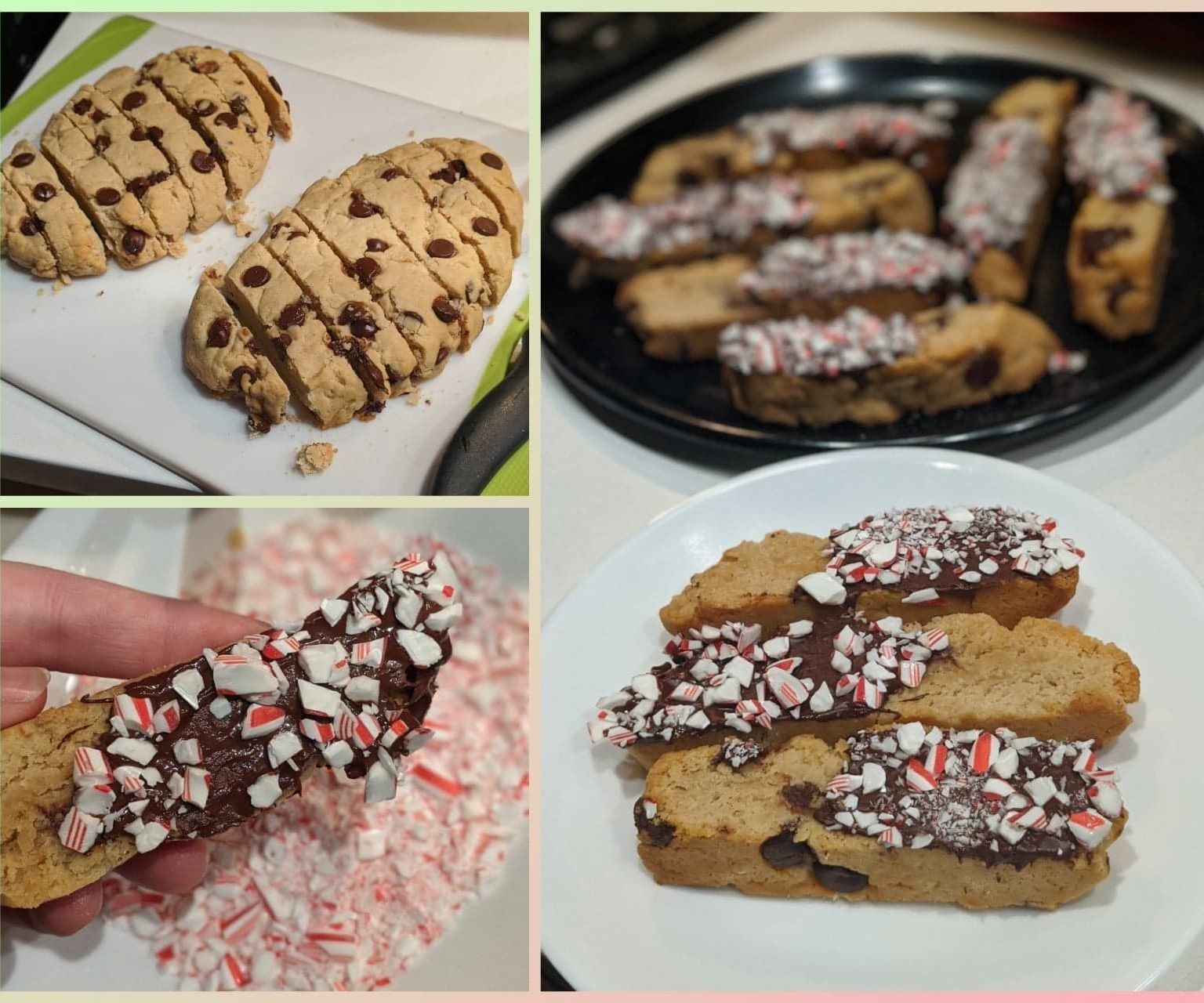 Chocolate Chip Peppermint Biscotti