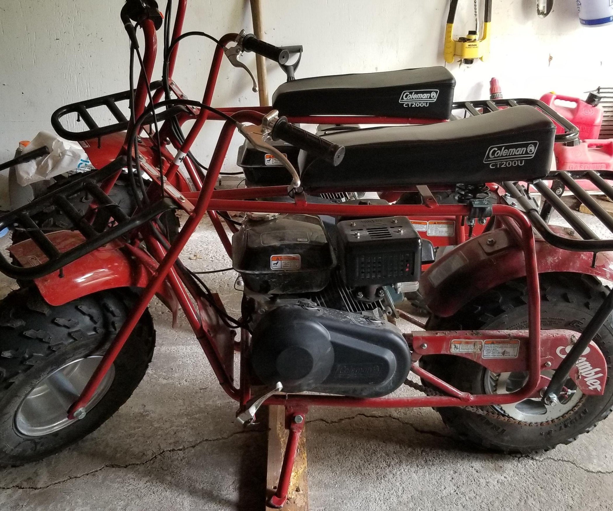 Minibike Seat Suspension (Coleman CT200U) 7 Steps (with Pictures
