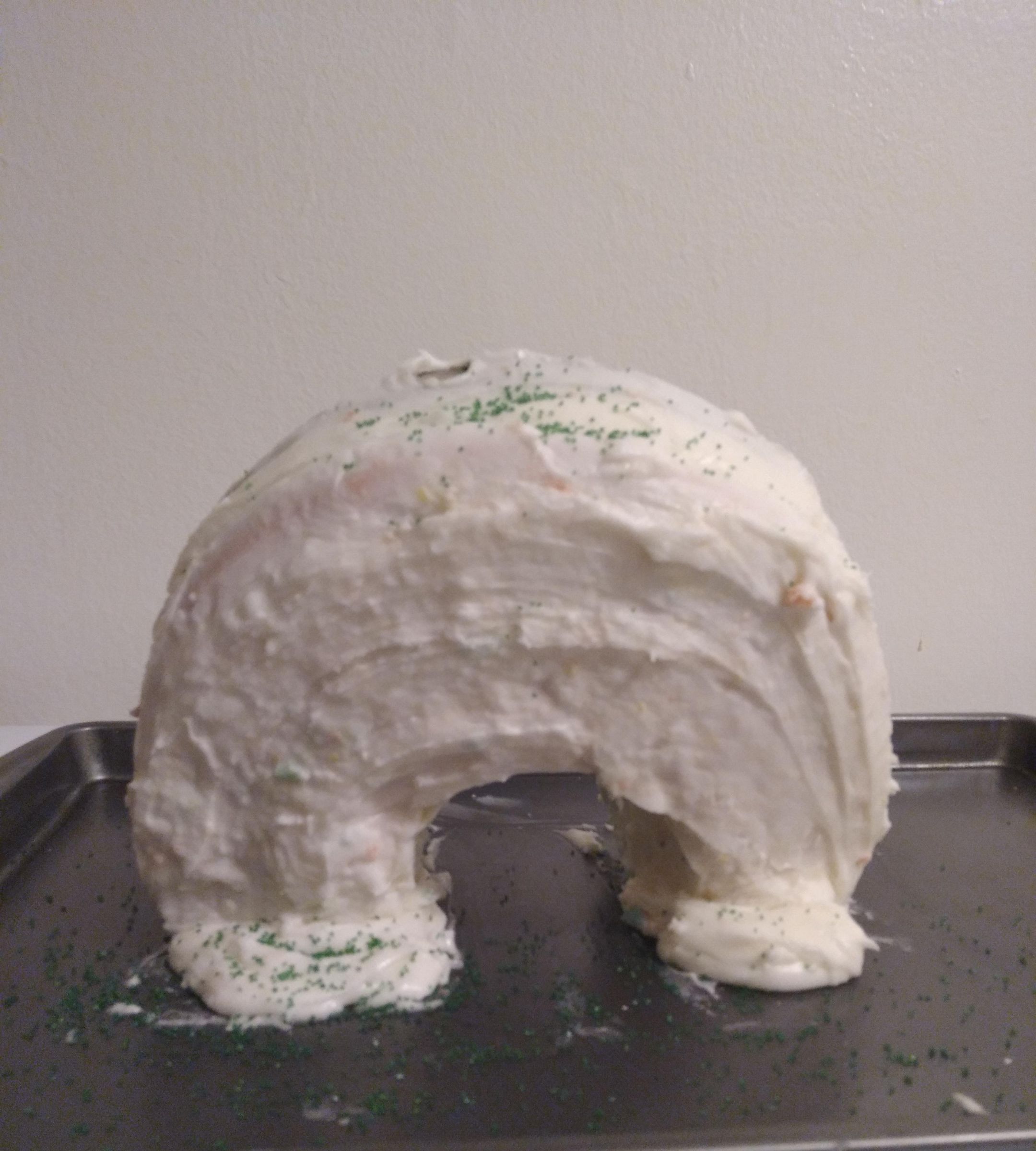 Homemade Rainbow Cake