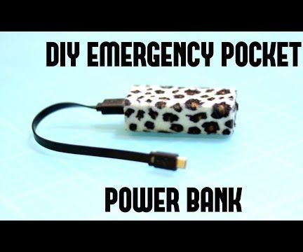 DIY Emergency Pocket Power Bank