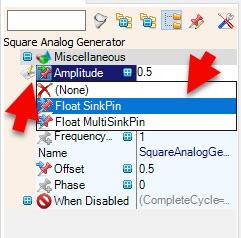 In Visuino Add & Set Components