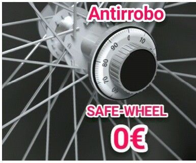 Antirrobo Ruedas Bicicleta - Lock Safe Wheel - 0€
