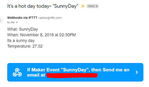 Email Notification for Vibration Alert