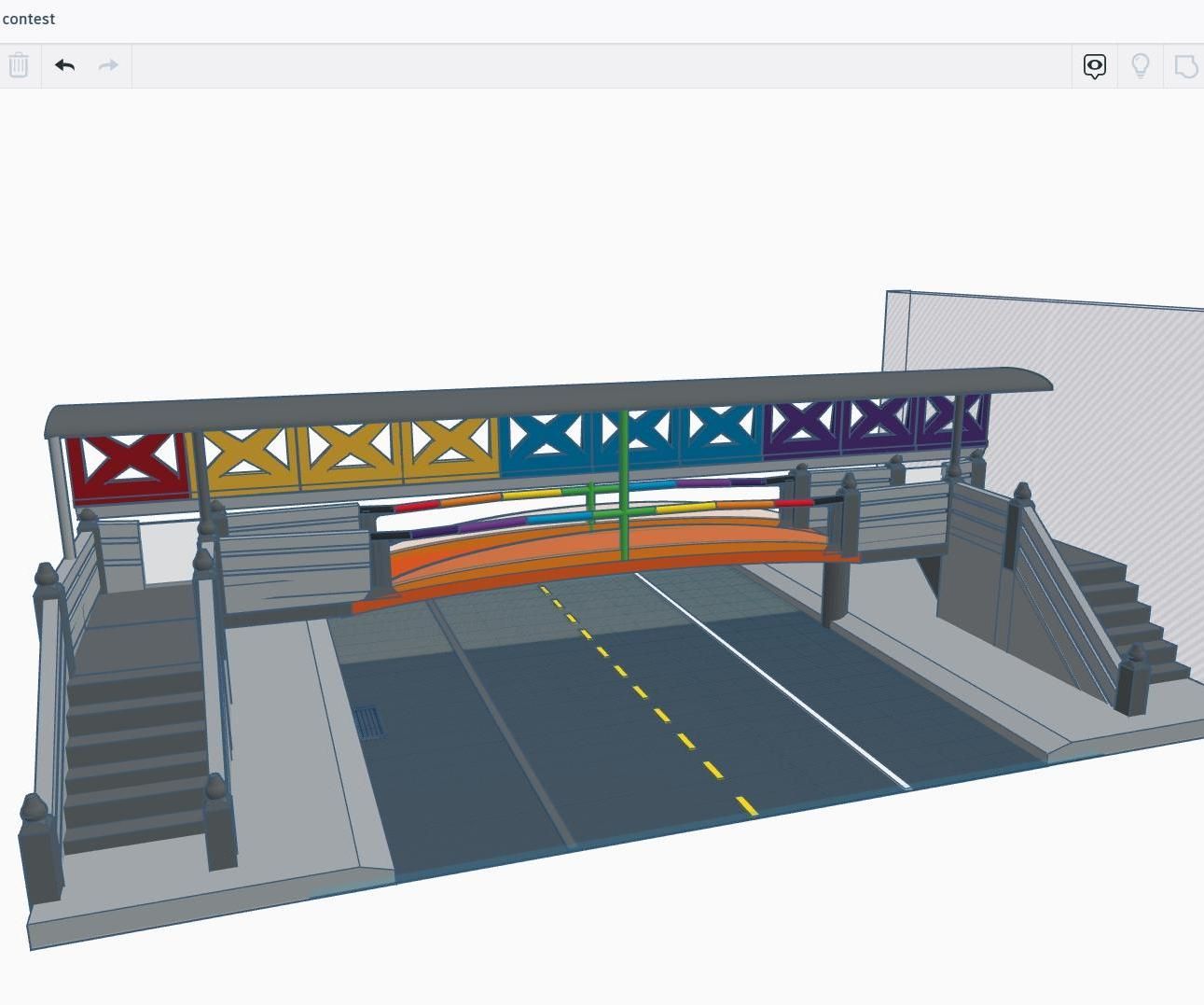Pedestrian Bridge Concept