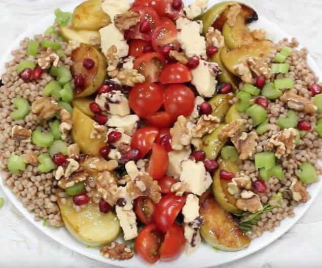 Caramelised Bramley Apple Cous Cous Salad