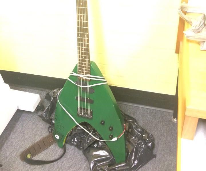 Hybrid Six String Bass With Midi Capabilities