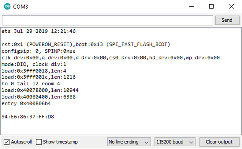 Get the Receiver's MAC Address