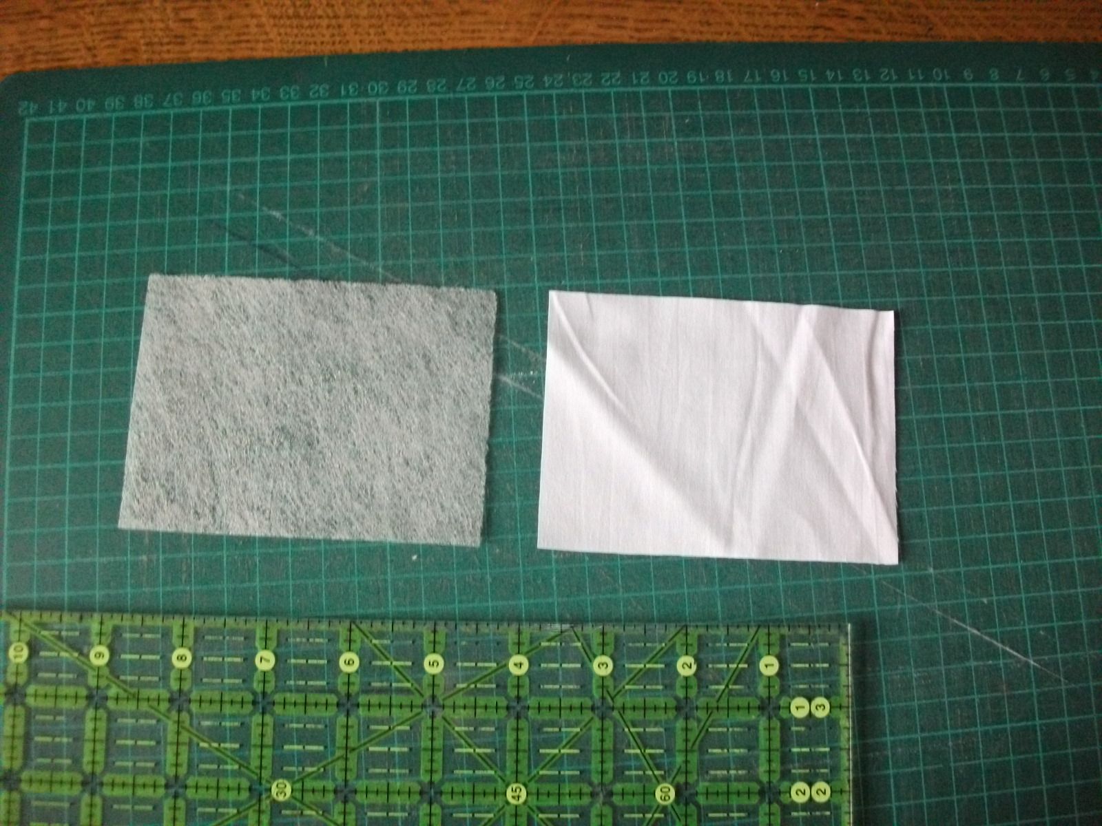 Quilting Basics Muslin and Dryer Sheet Quilt Label 3 Steps