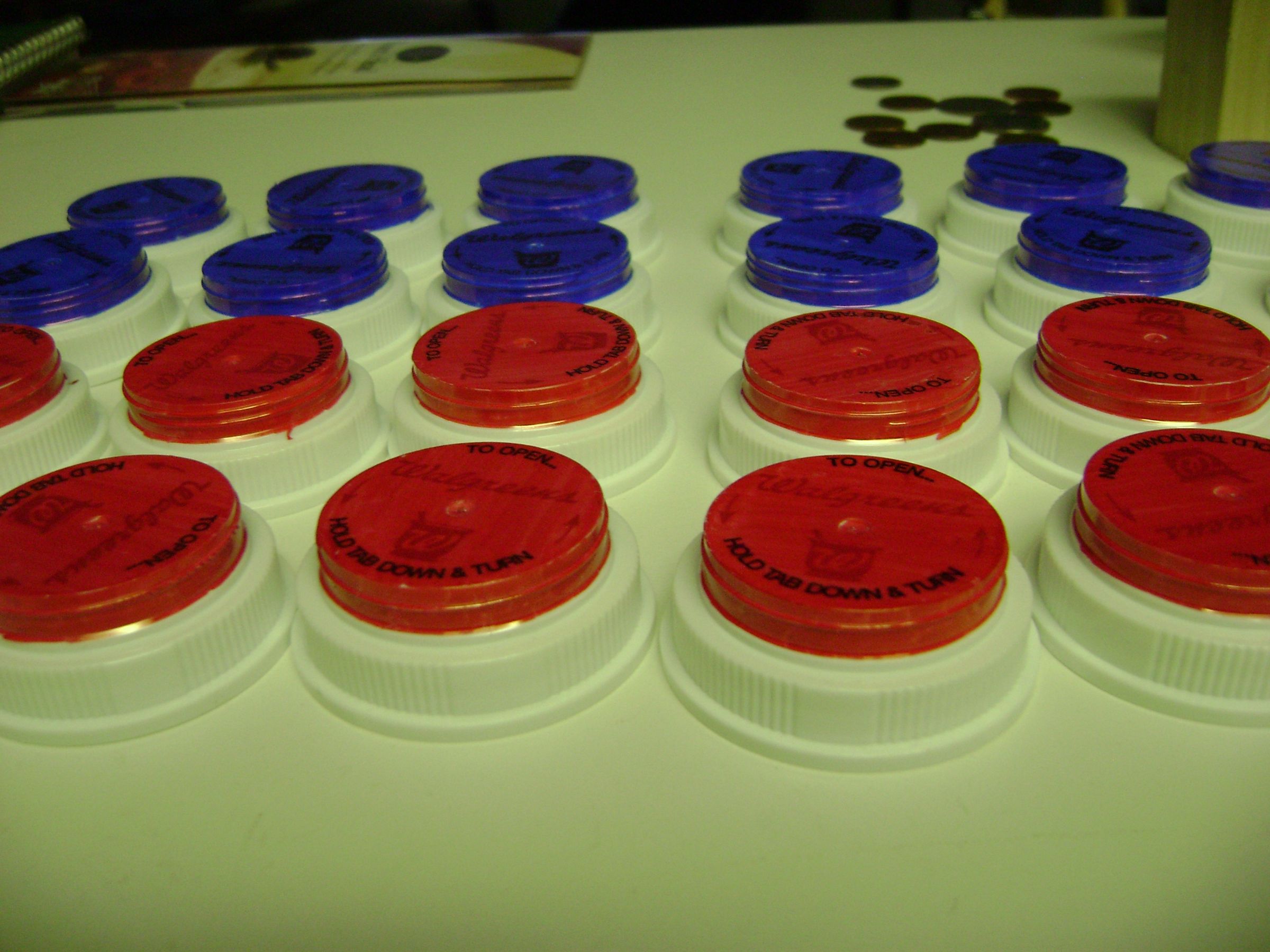 Checkers From Bottle Lids 5 Steps Instructables