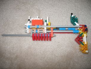 Pump-action Knex Gun