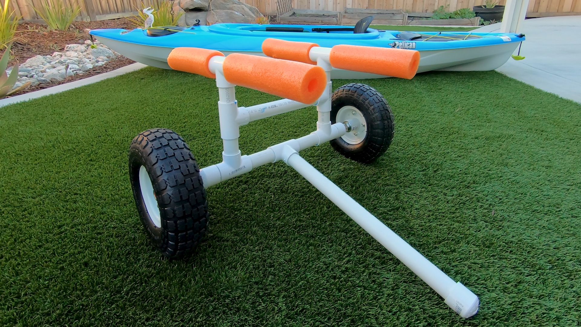 Homemade Pvc Kayak Cart