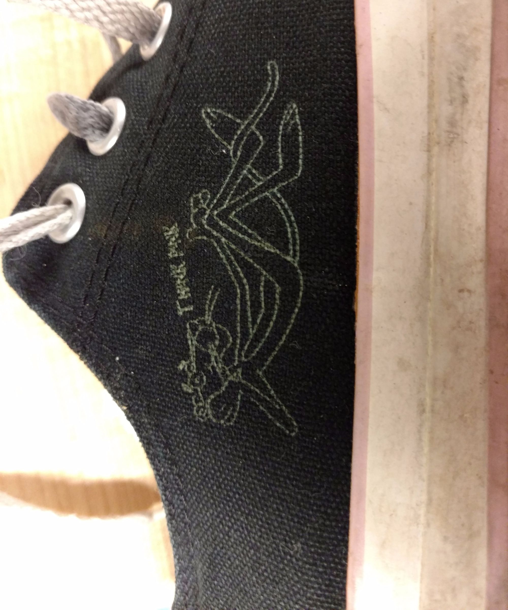 Laser Engraved Converse Shoes