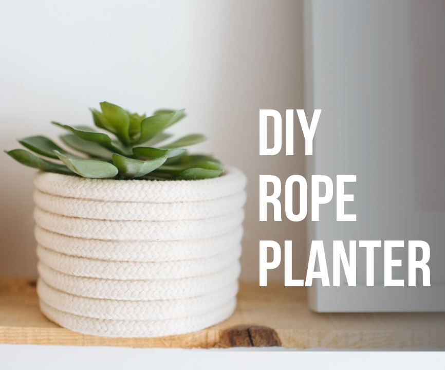 DIY Rope Planter