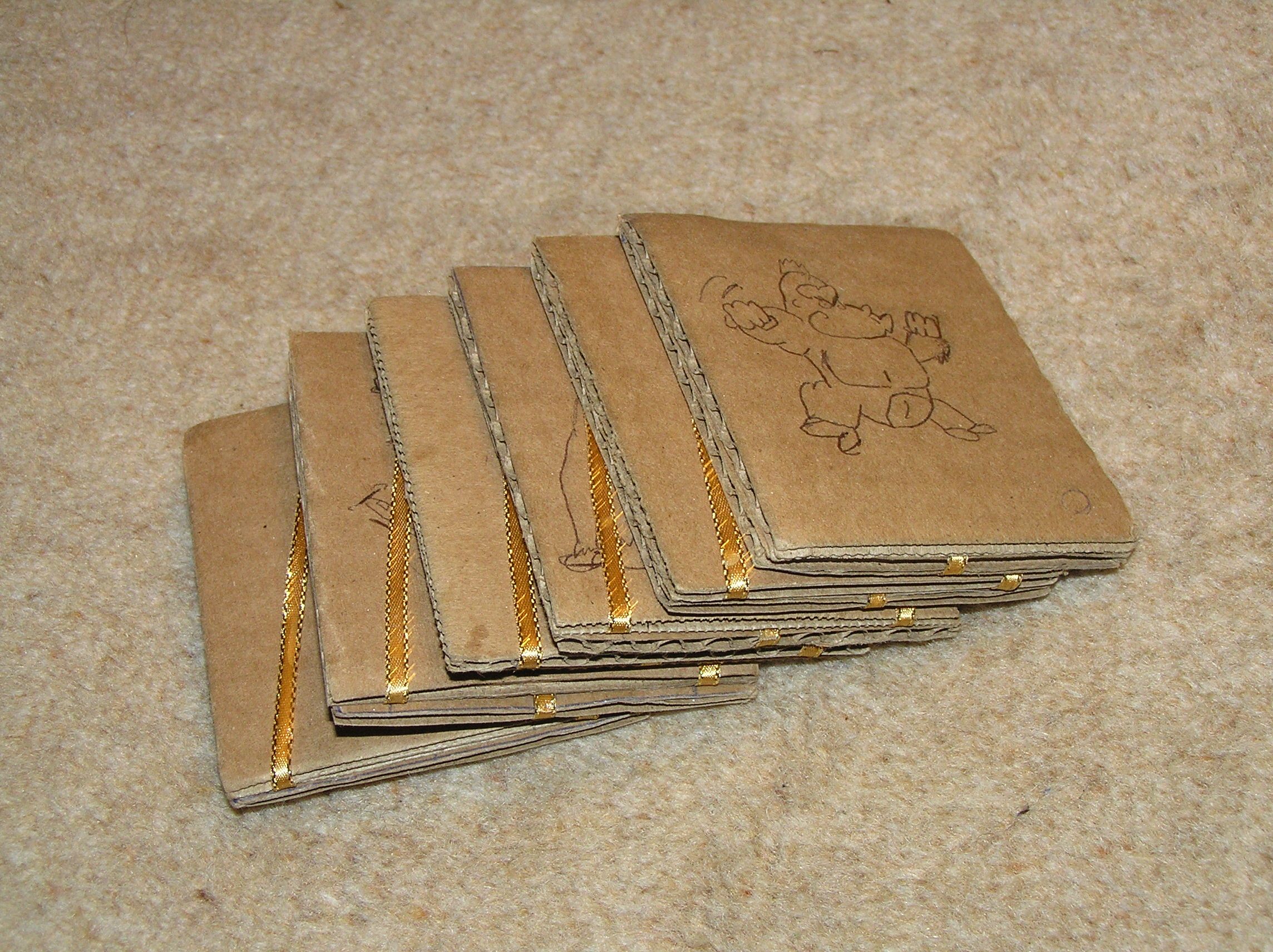 Cardboard 'Jacob's Ladder' - Tumbling Gorillas