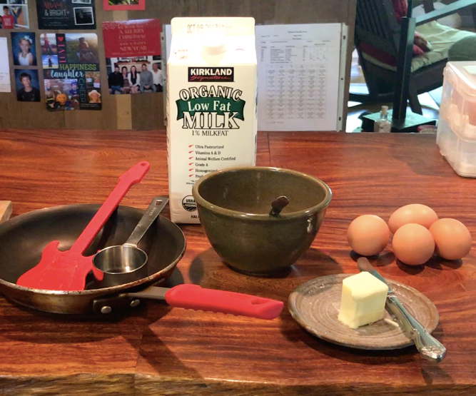 Easy Cheesy Scrambled Eggs