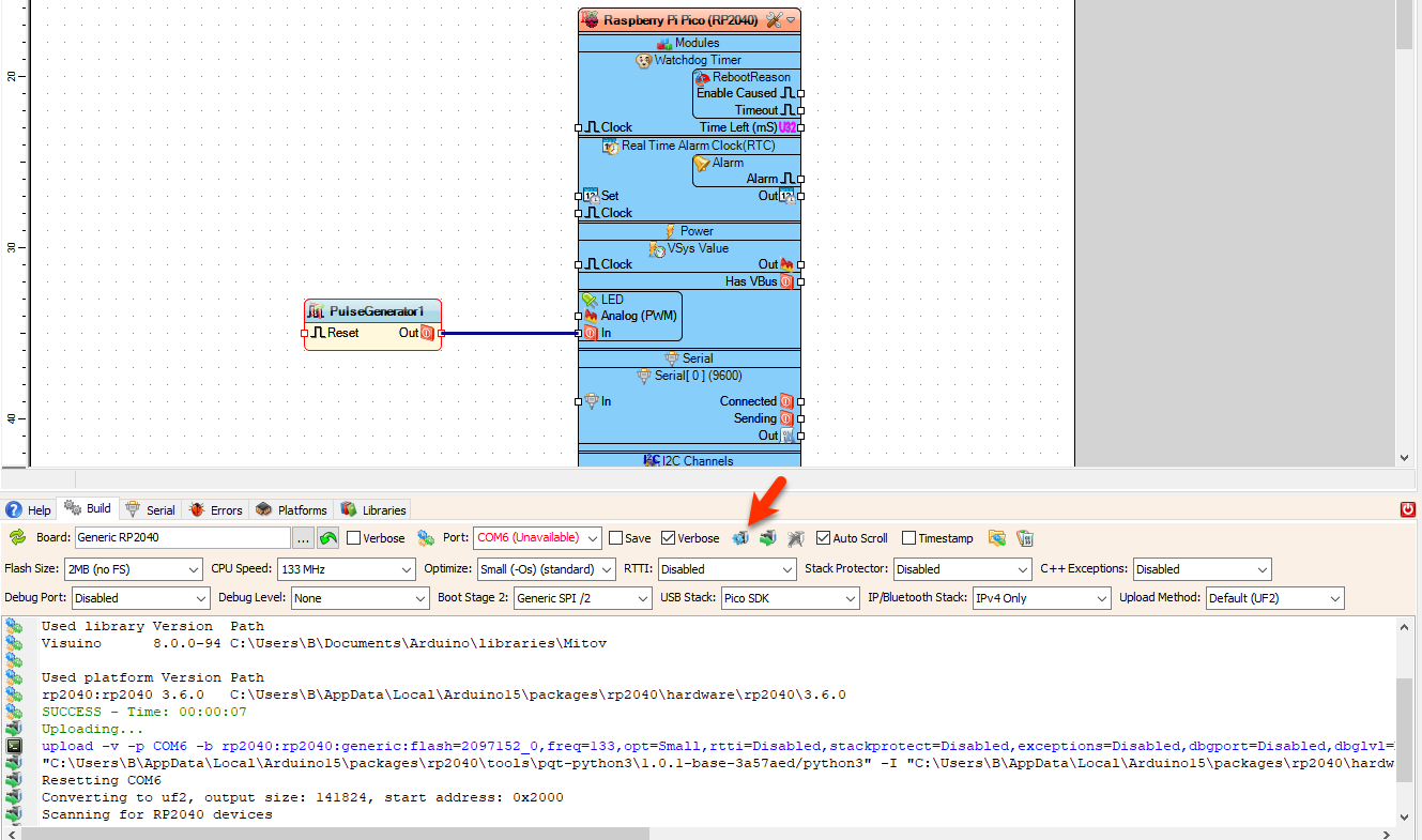 Generate, Compile, and Upload the Project photo 2