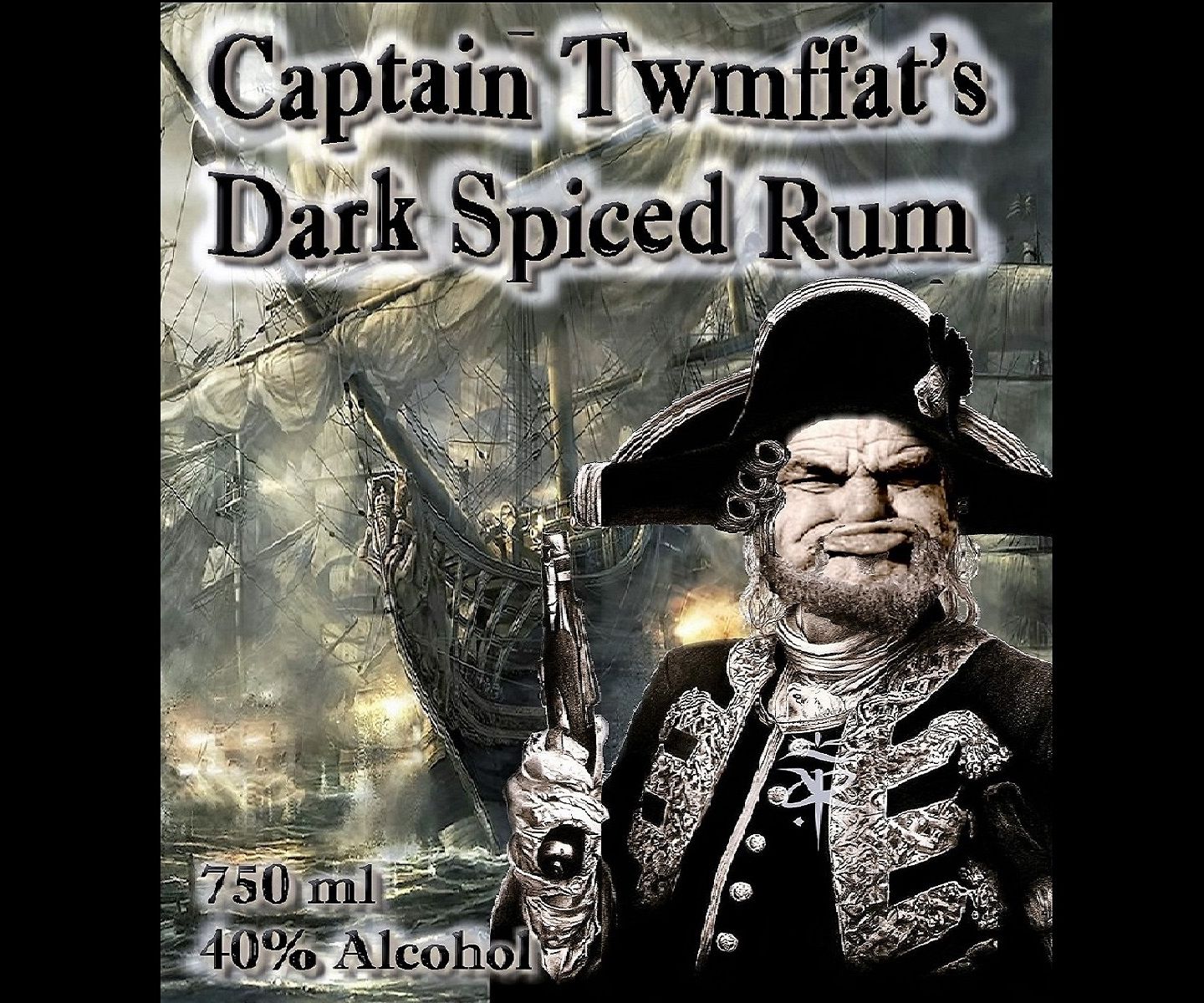 Captain Twmffat's Dark Spiced Rum