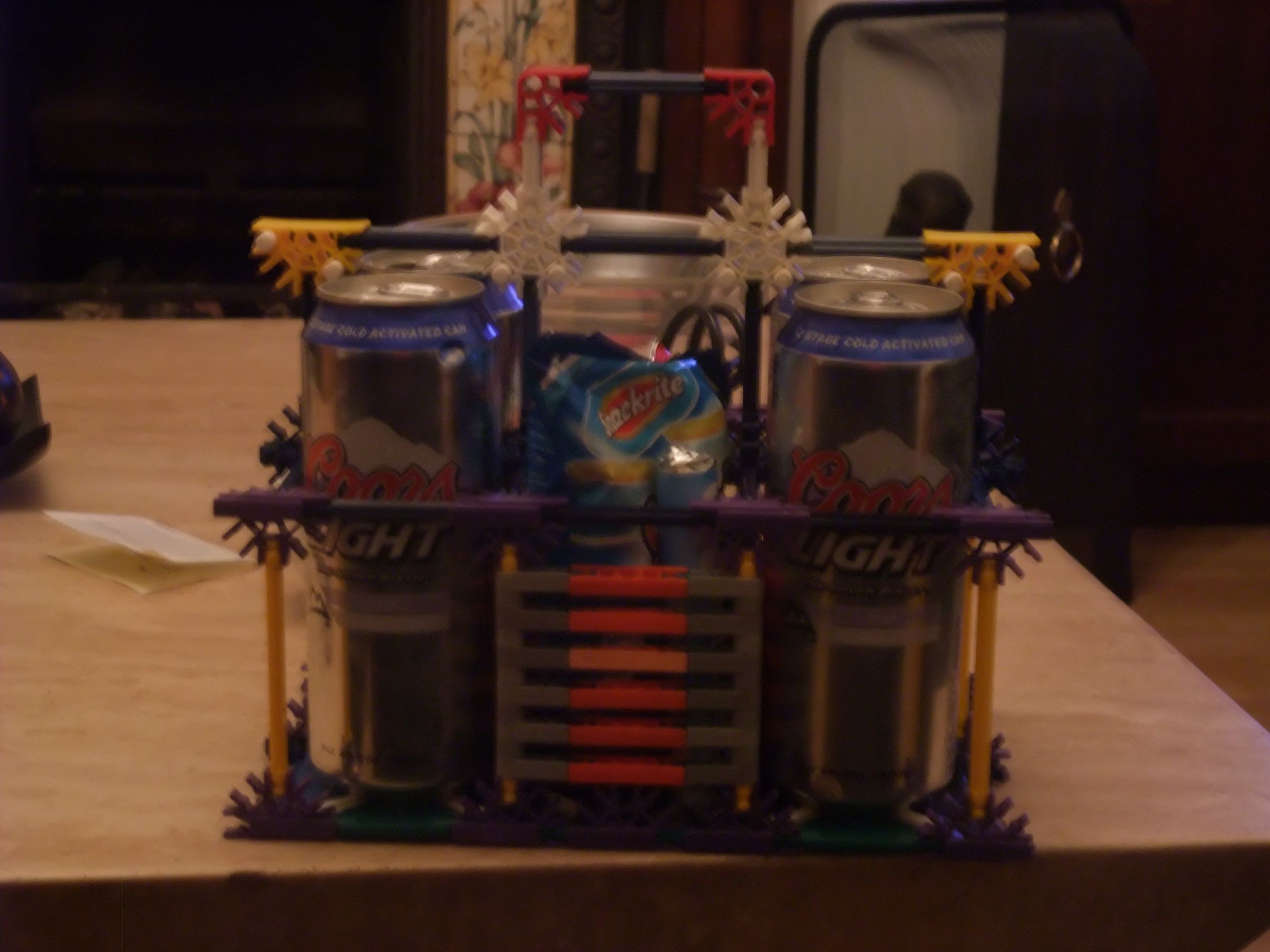 knex soda  and sweets holder