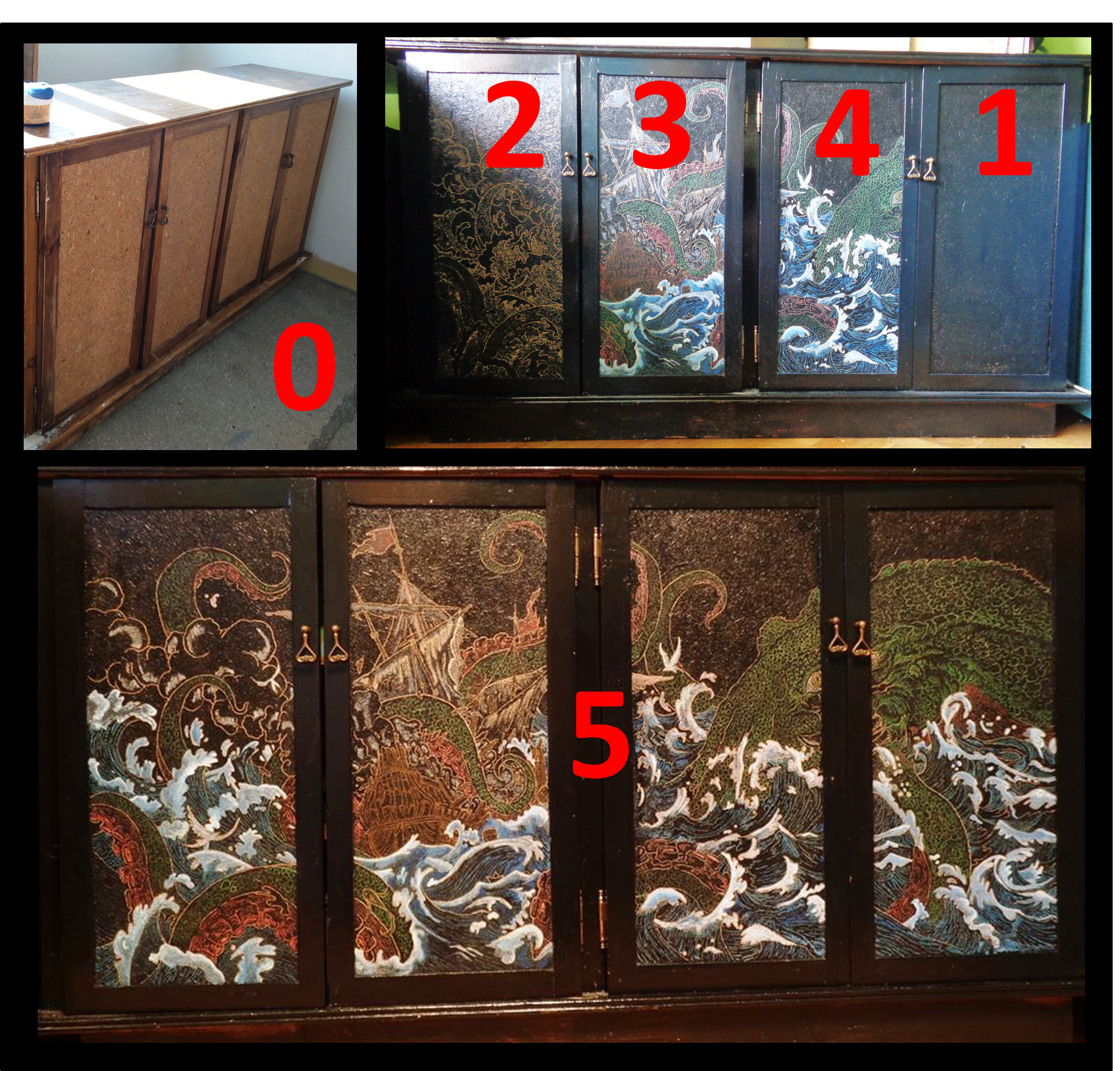 Laminated/chipboard Furniture Transformation (with Paint and Cheap