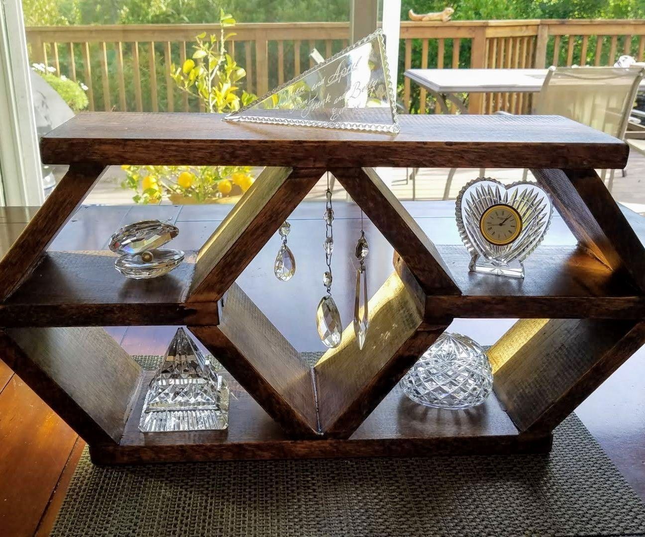 Angular Knick Knack Shelf 4 Steps (with Pictures) Instructables