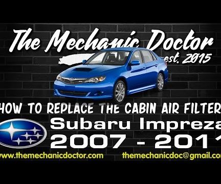 How to Replace the Cabin Air Filter : Subaru Impreza 2007-2011 