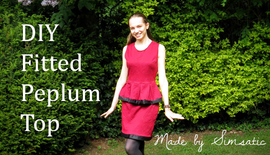 How to Make an Easy Fitted Peplum Top (DIY) (VIDEO) : 7 Steps (with  Pictures) - Instructables