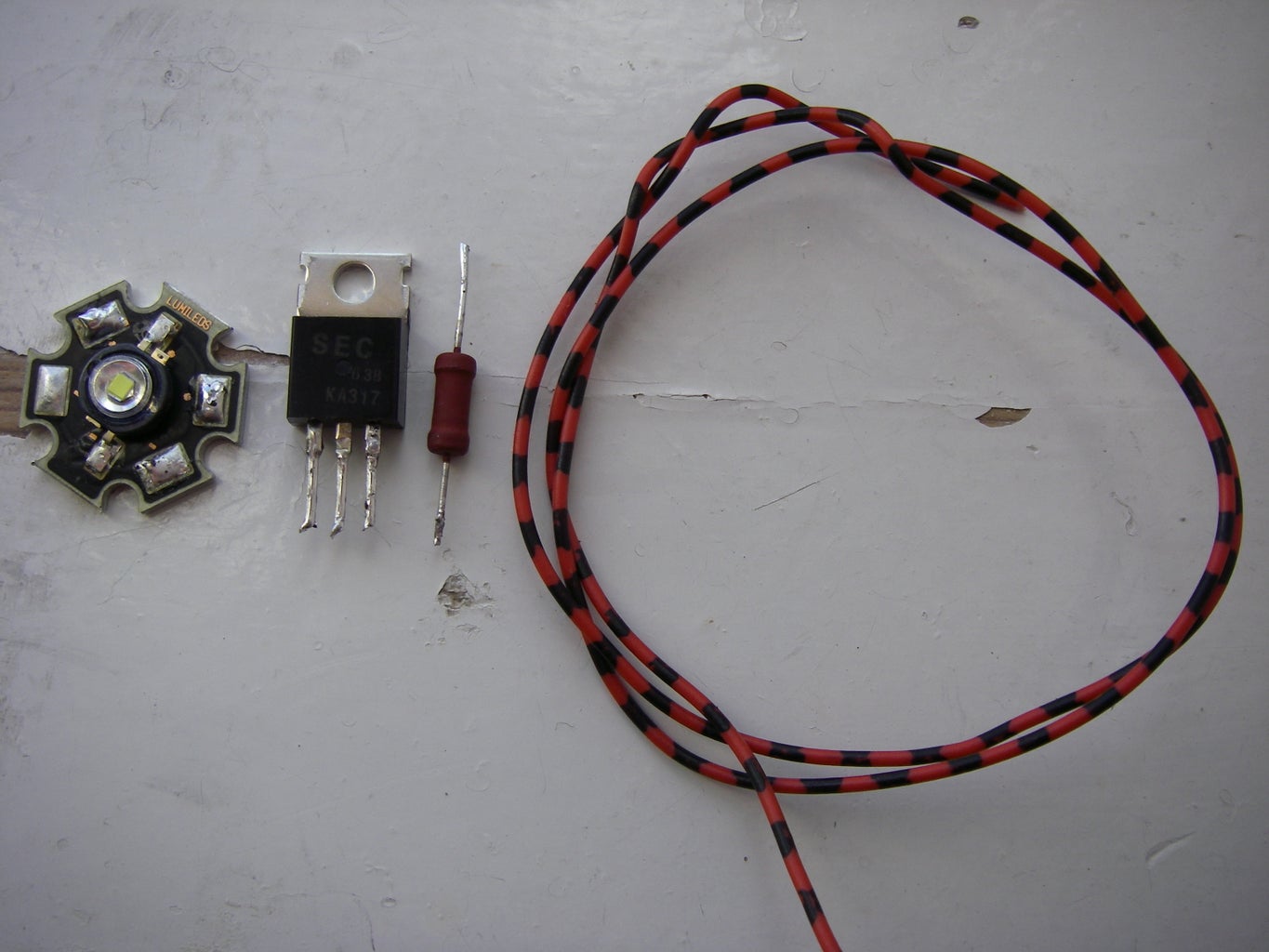 Super Simple High Power LED Driver 3 Steps Circuit Diagram