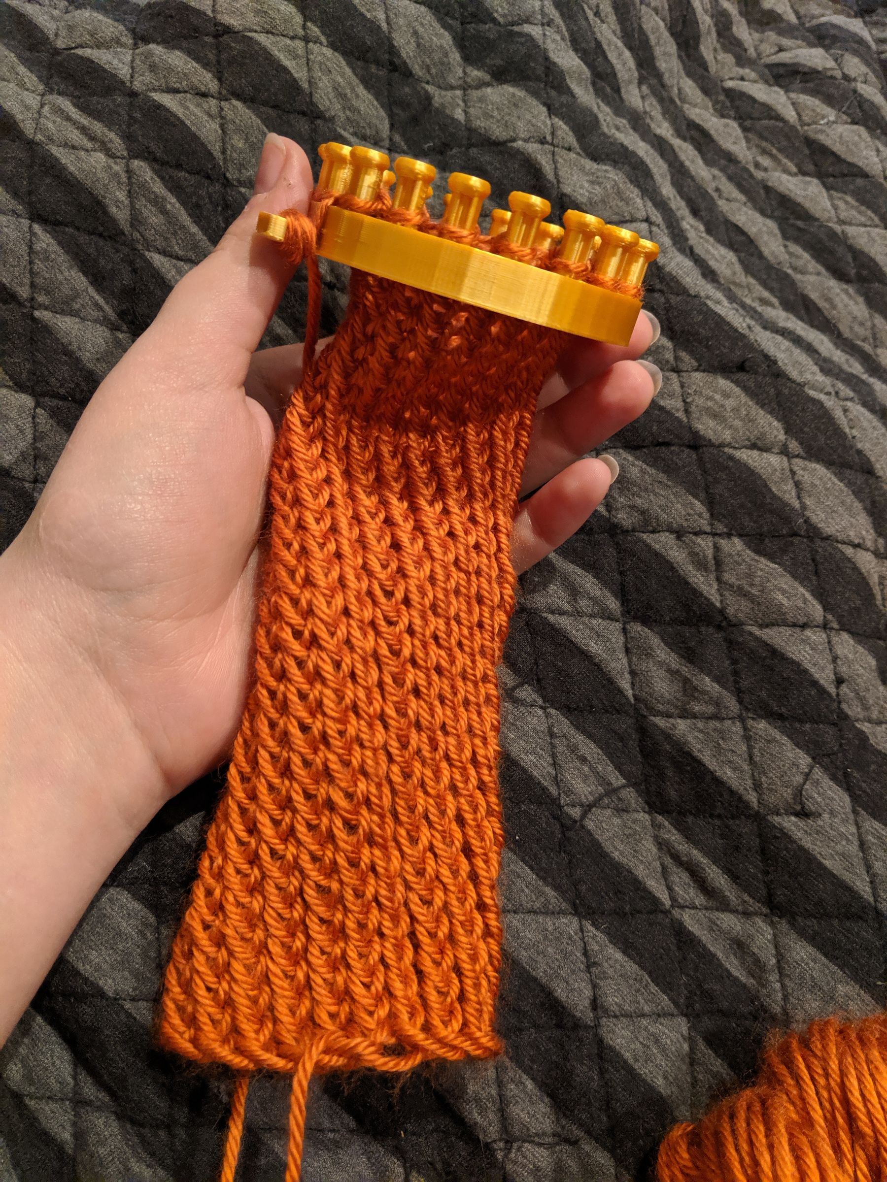 3DPrinted Loom Knit Scarf 11 Steps (with Pictures) Instructables