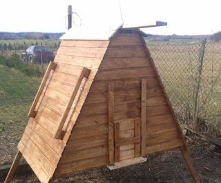 Ark Shaped Chicken Coop