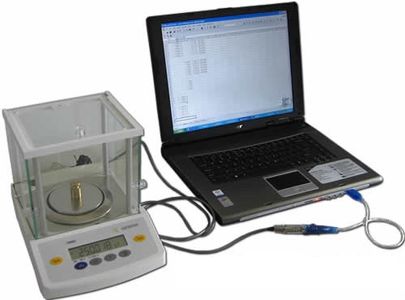 Scale Balance Alert On Computer How to Connect an Electronic Balance or Scale to a PC and Read Weight ...