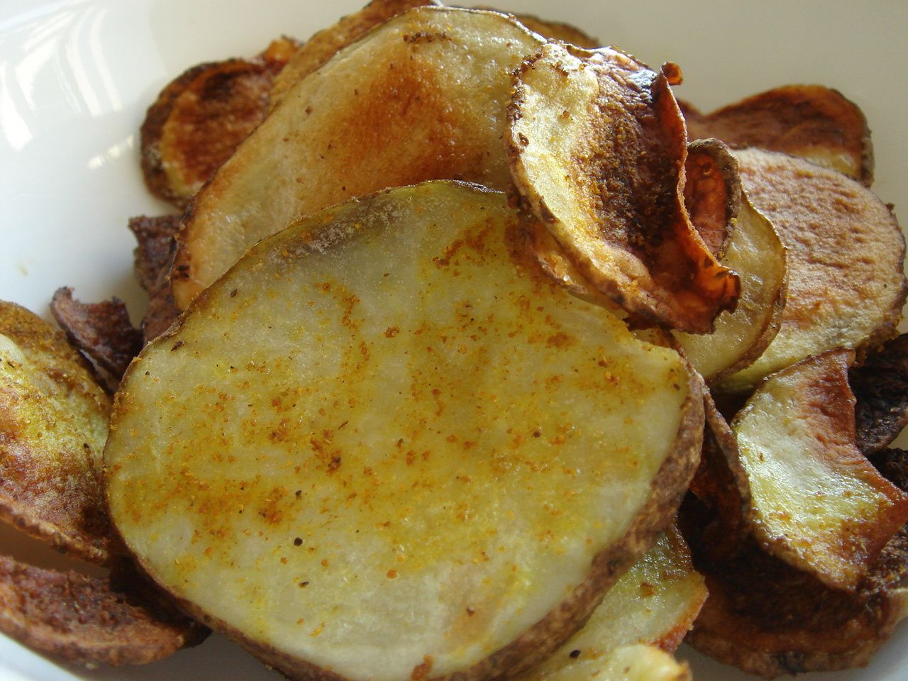 Baked Potato Chips in 25 Minutes