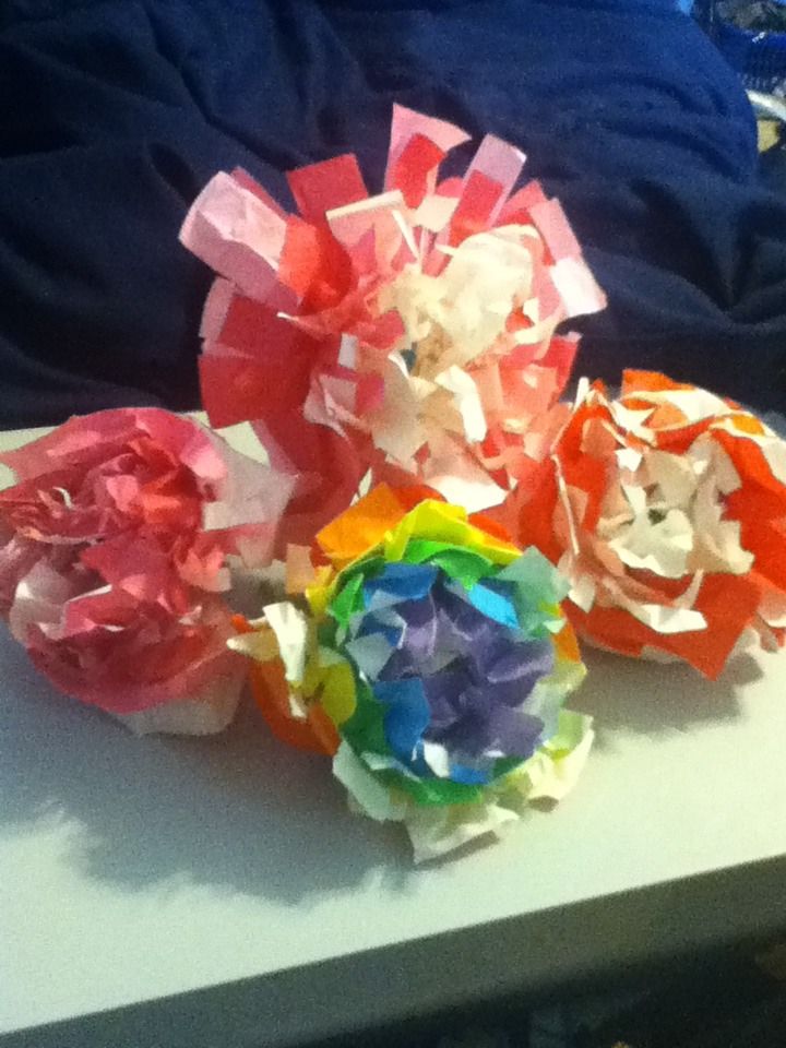 Origami Peony Flowers