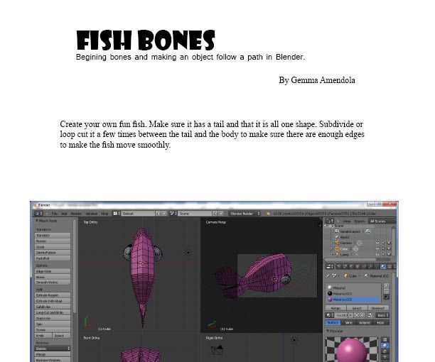 Fish Bones Animation