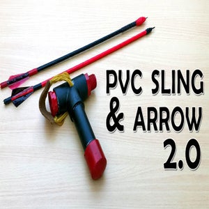 PVC Slingshot Bow V 2.0 With Shooting Demo (Video)