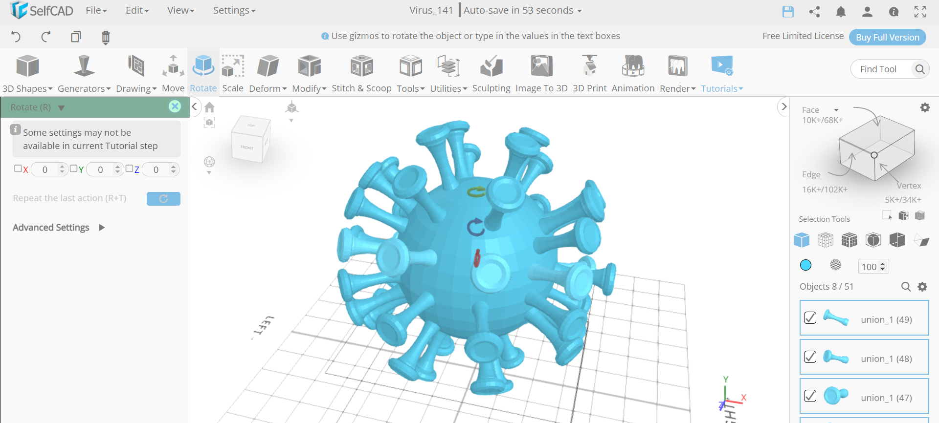 HOW TO CREATE a 3D VIRUS USING 3D MODELLING SOFTWARE : 10 Steps ...