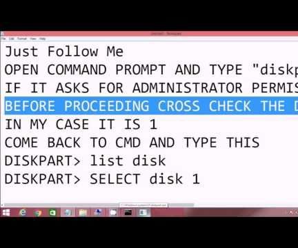 How To- Repair Unallocated Space of Pendrive 