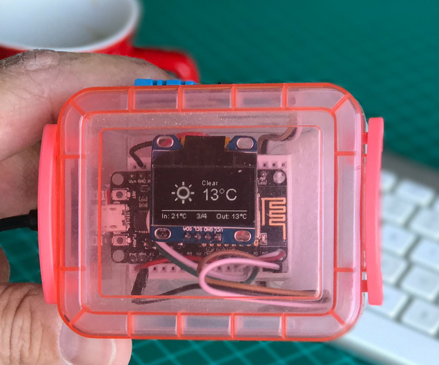IoT Made Simple: Home Weather Station With NodeMCU and OLED