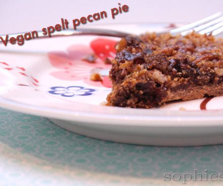 Vegan Spelt Pecan Pie!