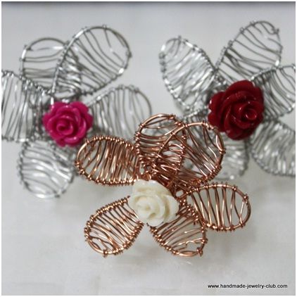 Flower Statement Rings!