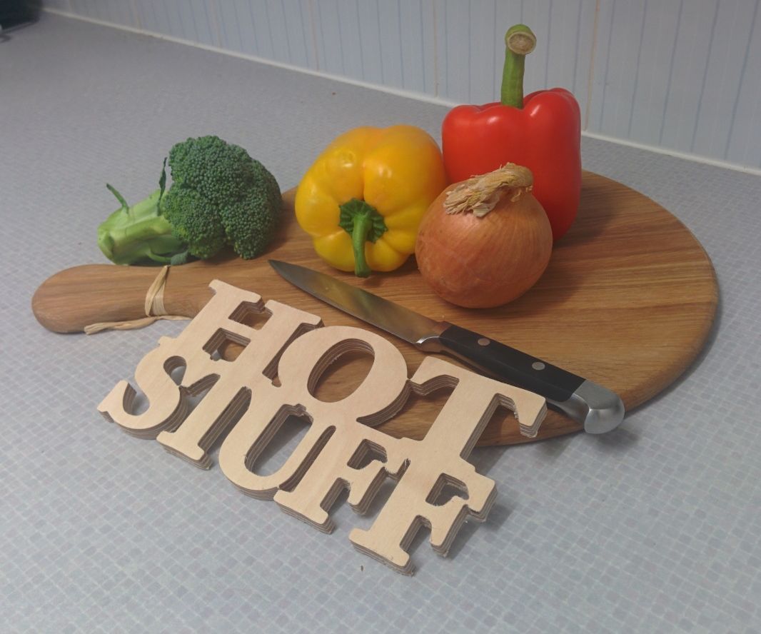Word art trivet
